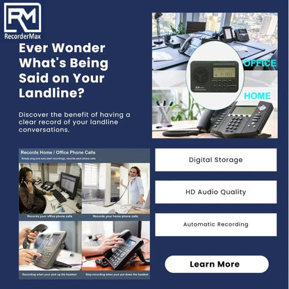 TR500 Landline Phone Call Recorder